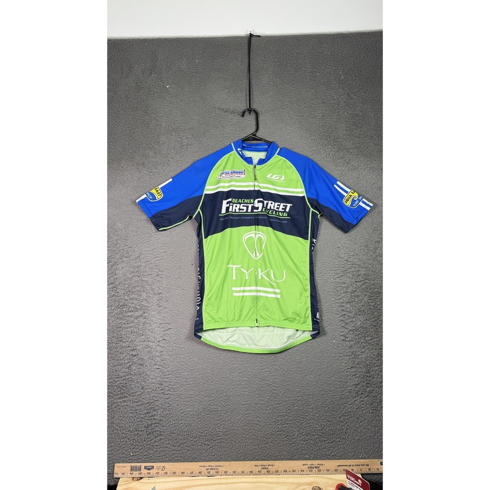 Beaches First Street Cycling Jersey Shirt Mens Large TYKU‎ Louis Garneau